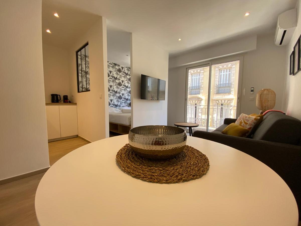 C001-Beau Studio Neuf Situe Au Centre Cannes Exterior foto